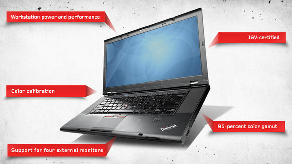 Lenovo ThinkPad Refurbished W530 Quad Core i7 on Sale | Free 